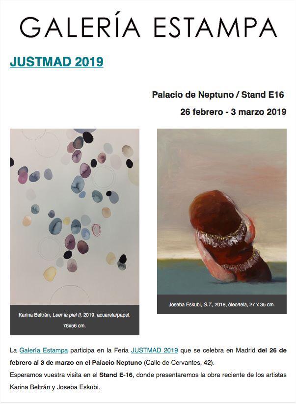 Galería Estampa, JUSTMAD 2019